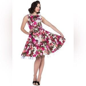 Hearts and Roses Floral Betty Dress
